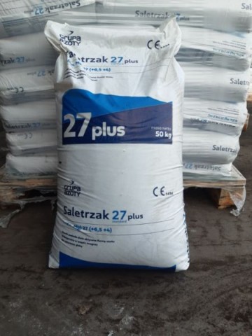 Saletrzak canvil i tarn&oacute;w na palecie i workach big - bagach