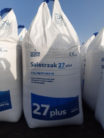 Saletrzak canvil i tarn&oacute;w na palecie i workach big - bagach