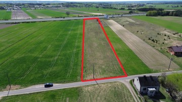 Działka rolna 0,82 ha &ndash; Dąbrowice Częściowe, gmina Kościelec