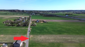 Działka rolna 0,82 ha &ndash; Dąbrowice Częściowe, gmina Kościelec