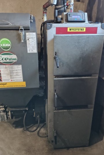 Piec CO na eko groszek 5 klasy 19 KW