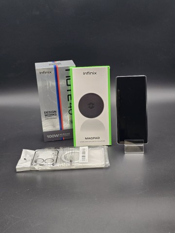 Infinix Note 40 Pro + 5G  Stan: bardzo dobry, uszanowany.  W