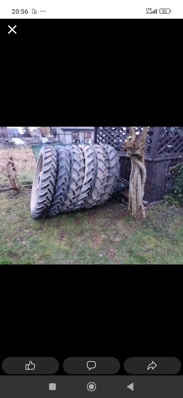 Koła 9.5 r44 6 sztuk