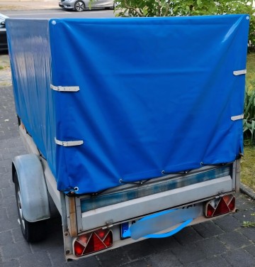 Przyczepka Przyczepa Samochodowa Stema 750 Lekka Plandeka