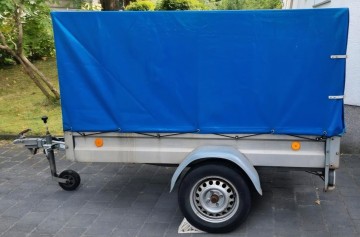 Przyczepka Przyczepa Samochodowa Stema 750 Lekka Plandeka