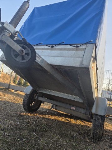 Przyczepka Przyczepa Samochodowa Stema 750 Lekka Plandeka