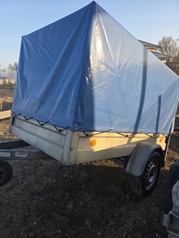 Przyczepka Przyczepa Samochodowa Stema 750 Lekka Plandeka