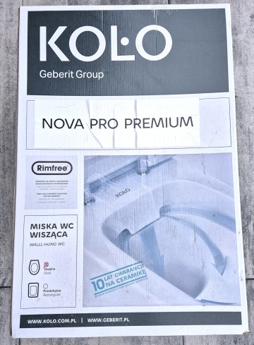 KOŁO miska wisząca NOVA PRO PREMIUM z deską wolnoopadającą