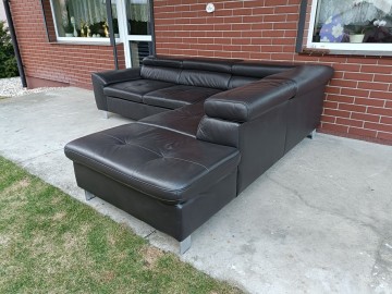 Sprzedam narożnik ze sk&oacute;ry