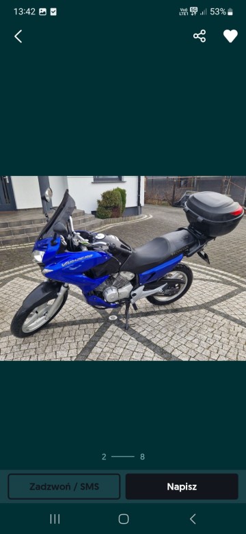Honda varadero 125 XL stan bdb wersja na wtrysku paliwa