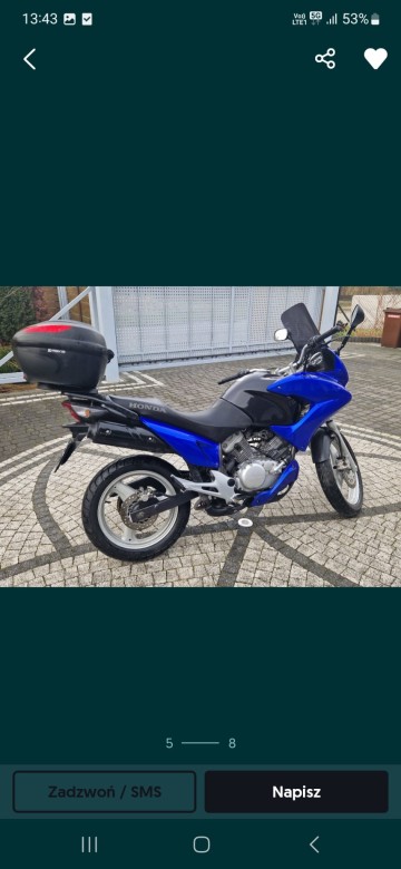Honda varadero 125 XL stan bdb wersja na wtrysku paliwa