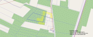 Działki budowlane o pow. 701m2-1051m2-6 km od jeziora