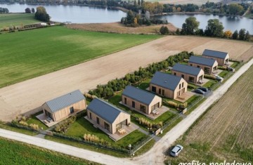 Nowoczesne domki letniskowe nad jeziorem Gopło