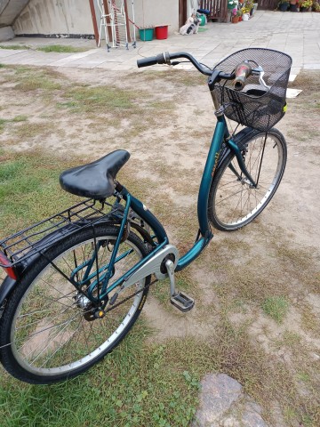 rower damskie labędzie koła 26 z koszykami