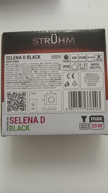 Oprawki szklane, oczko sufitowe 5 sztuk - 30zl