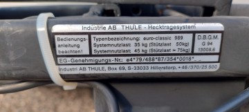 Sprzedam bagażnik rowerowy Thule