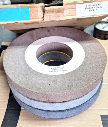 Ściernica kamień szlifierski Ceramiczny płaski 350x40x127 r&oacute;