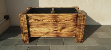 Donica ogrodowa drewniana