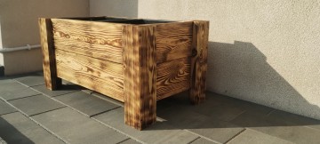 Donica ogrodowa drewniana