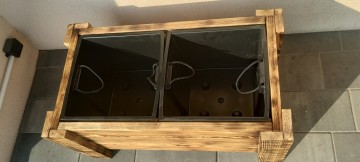 Donica ogrodowa drewniana