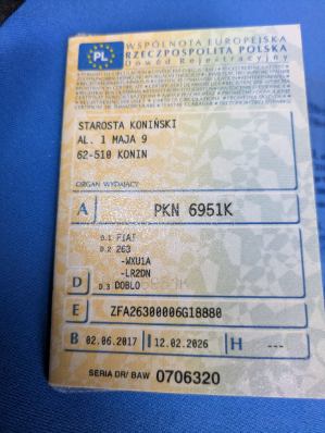 Sprzedam Fiat Doblo blaszak 2017 r.