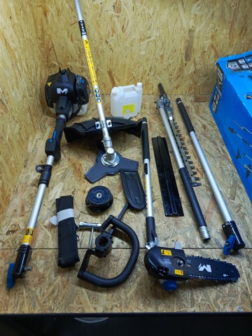 spalinowe urządzenie wielofunkcyjne z wymiennymi końcówkami