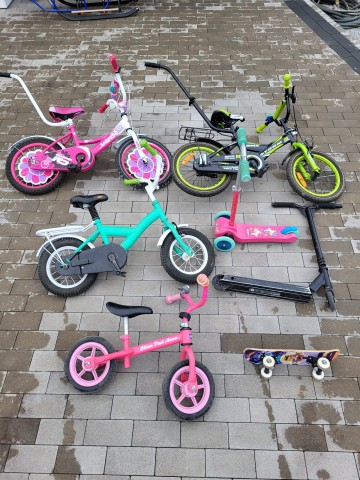 Sprzedam rowerki i hulajnogi dziecięce - 25 pln