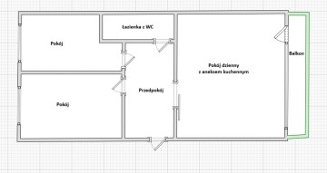 Mieszkanie 46m2 na sprzedaż Konin -centrum