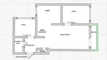 Mieszkanie na sprzedaż w Koninie- Chorzeń