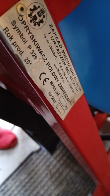 Opryskiwacz Biardzki 400l, 12m lance Stan bdb