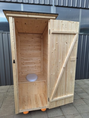 Toaleta ogrodowa WC na budowę na działkę wychodek