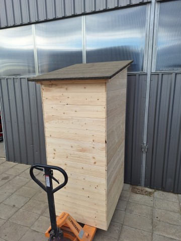 Toaleta ogrodowa WC na budowę na działkę wychodek
