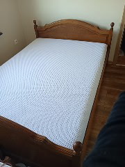 Sprzedam ł&oacute;żko debowe