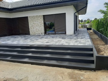 Układanie kostki brukowej oraz granitowej