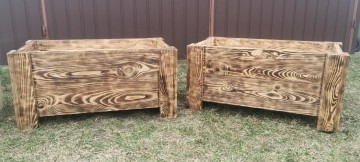 Donice ogrodowe drewniane