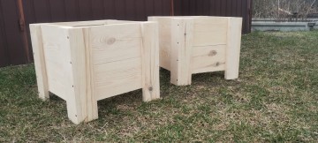 Donice ogrodowe drewniane