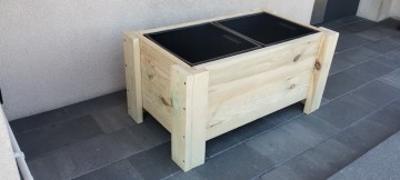 Donice ogrodowe drewniane