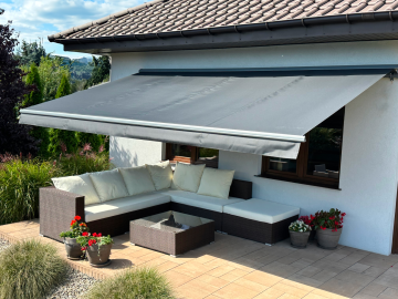 Markizy tarasowe balkonowe ręczne oraz elektryczne PREMIUM