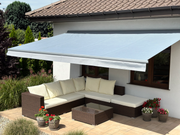 Markizy tarasowe balkonowe ręczne oraz elektryczne PREMIUM