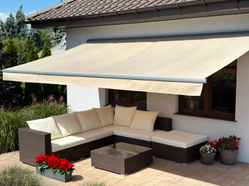 Markizy tarasowe balkonowe ręczne oraz elektryczne PREMIUM