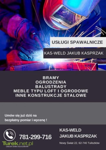 Usługi spawalnicze