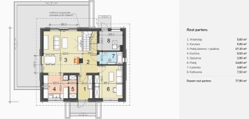 Dom w trakcie budowy w sąsiedztwie las&oacute;w i Jez. Ślesińskiego