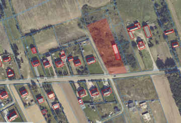 Działki na sprzedaż Kramsk 8-15 ar, warunki zabudowy