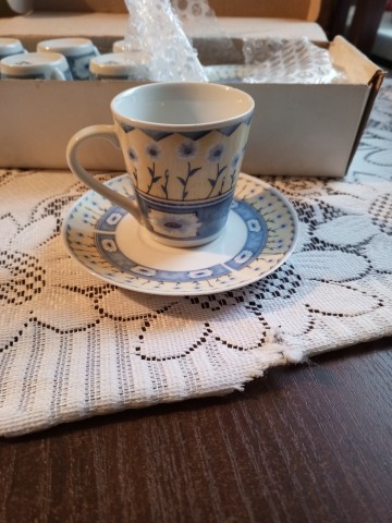 Zestaw kawowy z porcelany