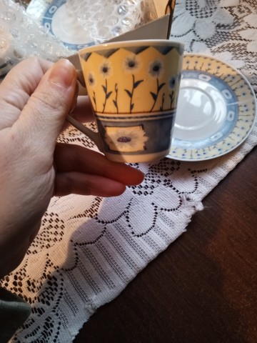 Zestaw kawowy z porcelany