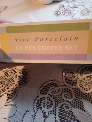 Zestaw kawowy z porcelany