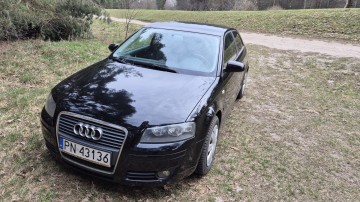 AUDI A3 2.0 TDI 136km czarny 2008 r