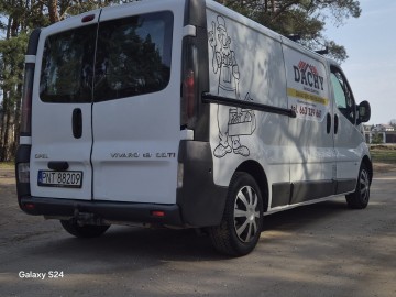 Opel Vivaro 1.9 CDTI 100 KM &ndash; LONG &ndash; 2006 &ndash; 3 osoby &ndash; paka