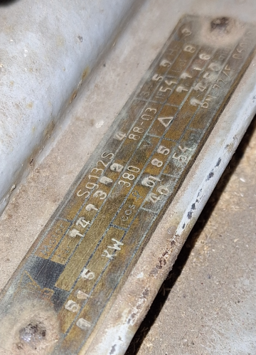 krajzega silnik 5.5kw w dobrym stanie