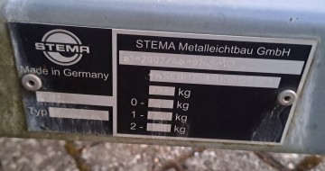 Przyczepka Przyczepa Samochodowa Stema 750 Lekka Zarejestrow